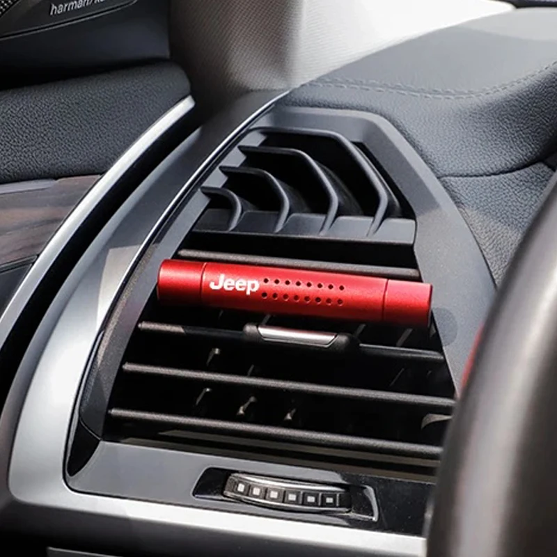 Ambientador para Auto con Clip de Ventilación para Jeep Renegade, Wrangler JK, Grand Cherokee, Compass, Todos los Modelos, Perfume para Auto, Accesorios de Aromaterapia