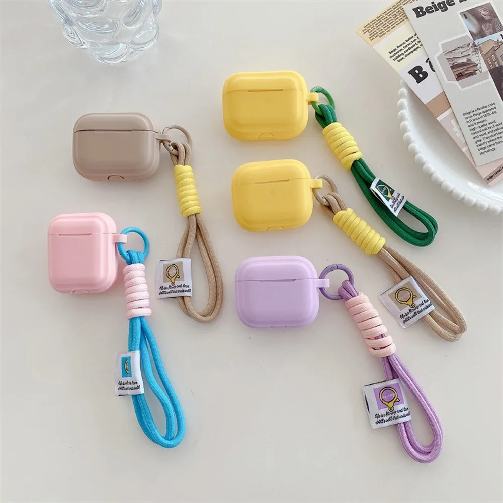 

For airpods 1 2 3 4 pro 2 Korea fashion candy colour silicone soft earphone case for airpods 4 2024 New Protection cover coque