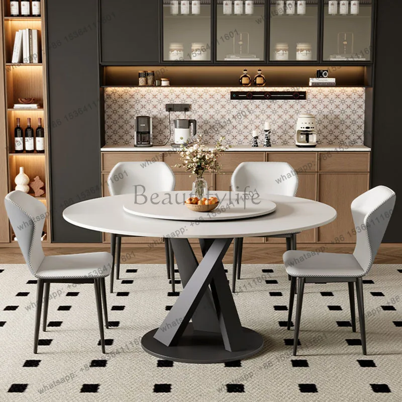 ld Round Universal Dining Table Fashion Decoration Interior Restaurant Safe Dining Table Aesthetic Mesas De Jantar