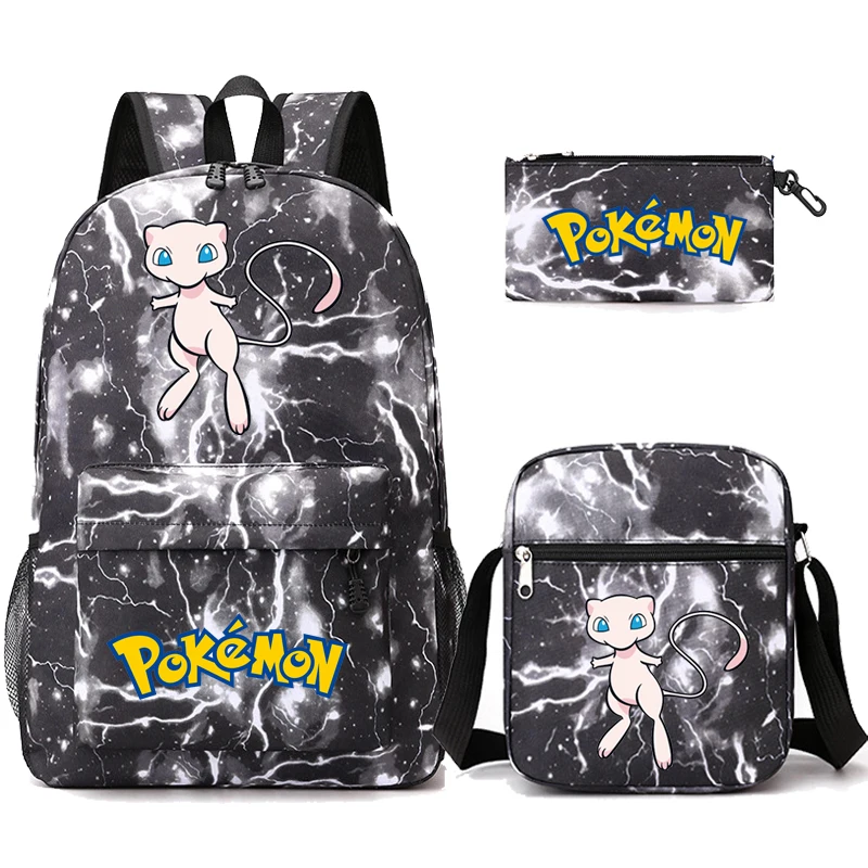 Pokemon Pikachu plecak dla studentek plecak na laptopa Snorlax książka żeńska wodoszczelny tornister Gengar Mochilas