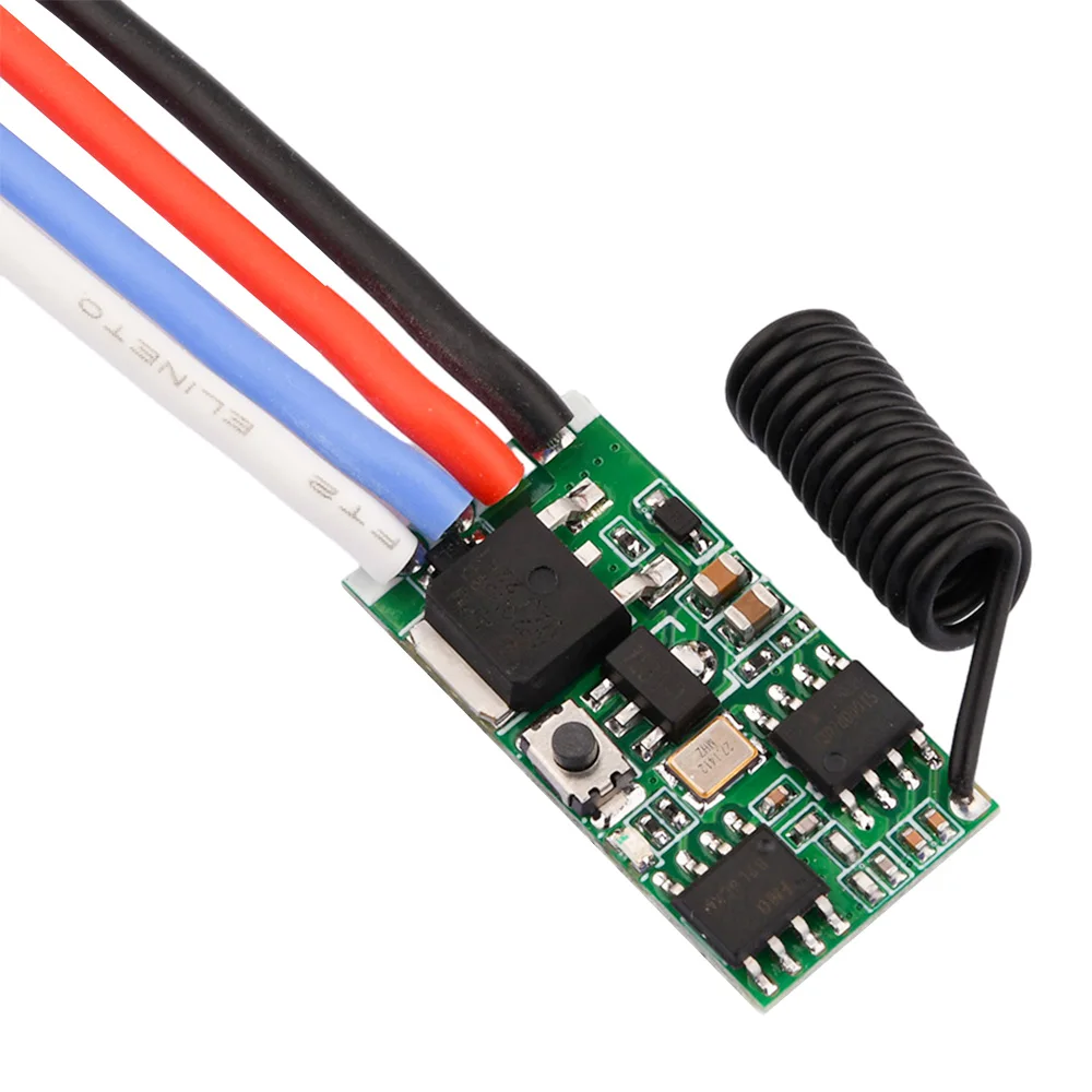 433MHz Drahtloser Fernbedienungs-Gleichstrommotor-Drehzahlregler 3,7V-24V 5A PWM-Drehzahlregelungs-Dimmmodul für LED-Leuchten und Motoren – Detail 7