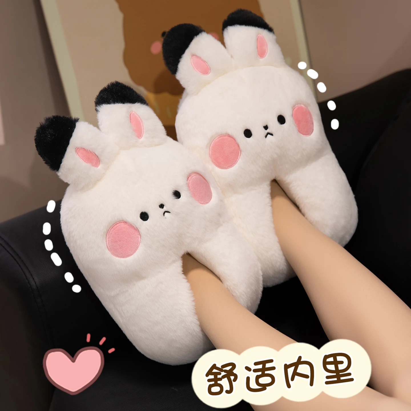 

Love and Deepspace Plush Slippers Rabbit Crow Chicken Doll Xavier Zayne Rafayel Toy Sylus Caleb Kawaii Warm Soft Gift For Kids