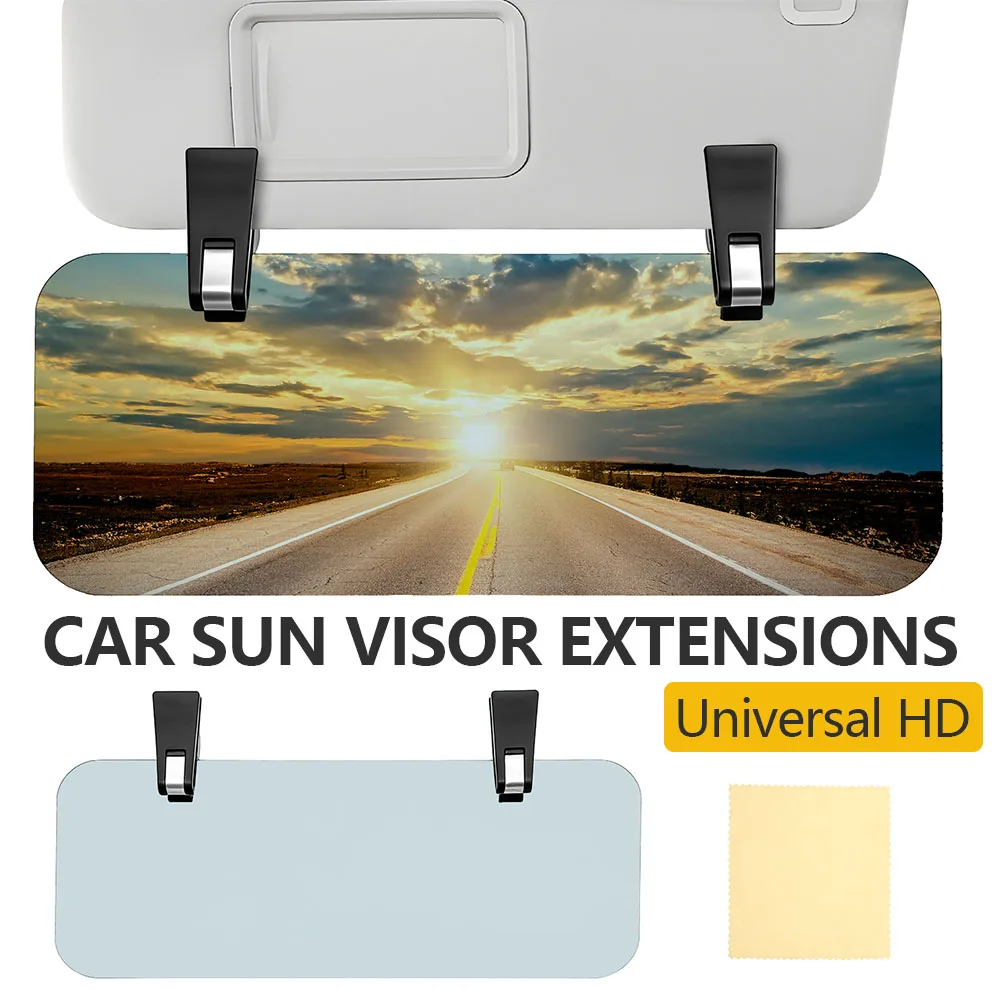 

Universal HD Car Sun Visor Extensions Anti Glare Polarized Automobile Visor Sunshade Extender 180° Adjustable Car Accessories