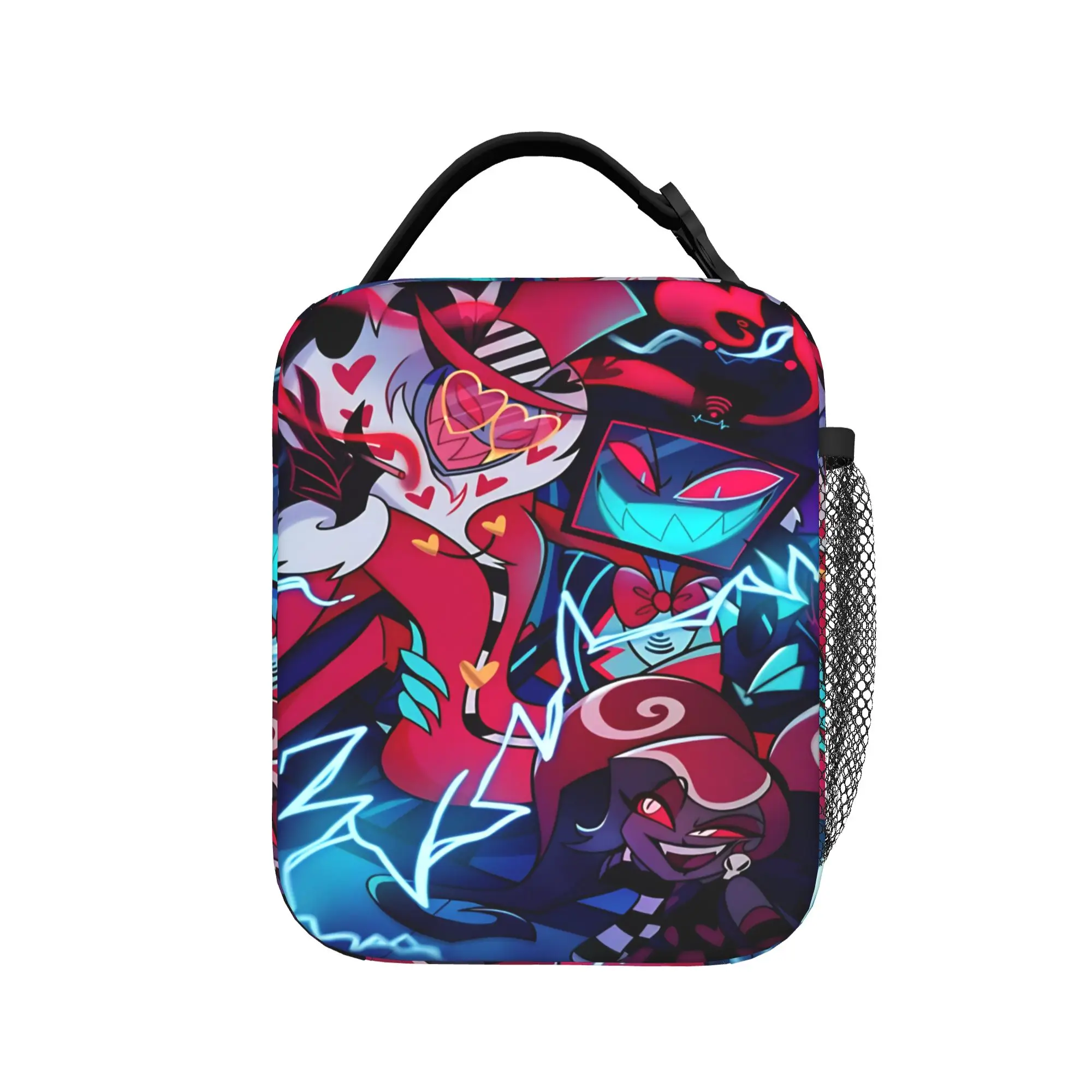 Art Hazbined Hotels Vox Musical Comedy Insulated Lunch Bag Large Meal Container Thermal Bag Tote Lunch Box Work  Picnic
