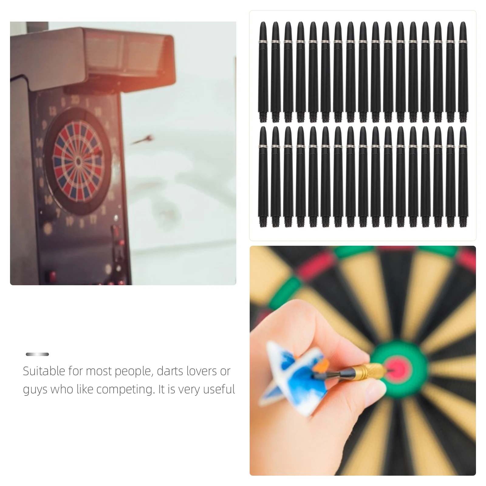 

50 set Dart Shafts Nylon Stems Thread Rods Lightweight Portable High Class Training Outdoor Toys Games Accessories For