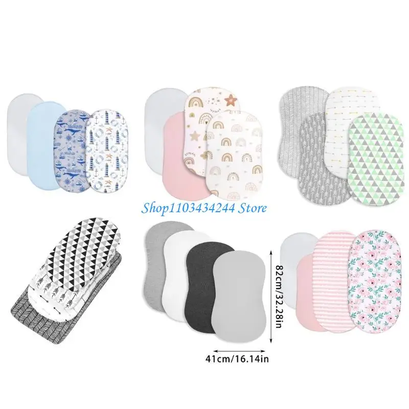 مجموعة ملاءات سرير الأطفال اللطيفة من القطن، ملحقات سرير الأطفال الصغار، ديكورات غرف الأطفال للجنسين للأولاد والبنات