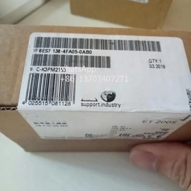

Новый модуль 6ES7138-4FA05-0AB0/4DF01/4FA04/4FB03/4DF11/4CA50/4HA00