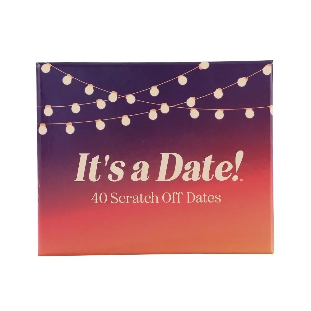 New 5.3inch It's a Date Interactive Toys Entertainment Scratch Card Table Games Valentine's Day Gifts Gift Ideas