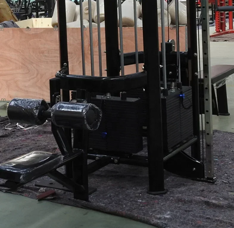 Commercial Multi Gym Machine Multi Function 5 Station Trainer Integrated Trainer Smith Machine