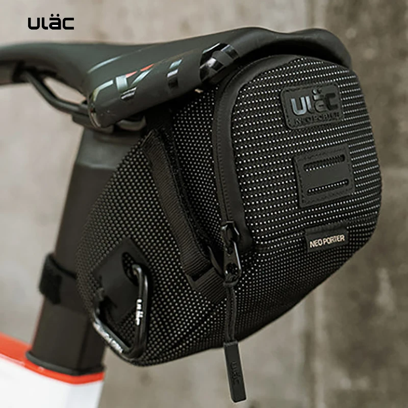 ULAC Waterproof Bicycle Saddle Bag 0.6/1/1.3L Multi-color Cycling Seat Tail Bag MTB Road Bike Repair Tools Storage Package