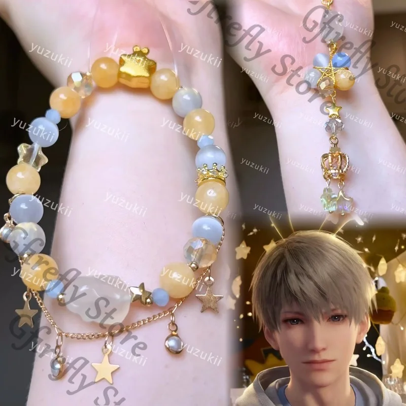 

Love and Deepspace Phone Strap Cosplay Xavier Bracelet Mobile Chain Exquisite Photograph Colleagues Anime Souvenir Gift