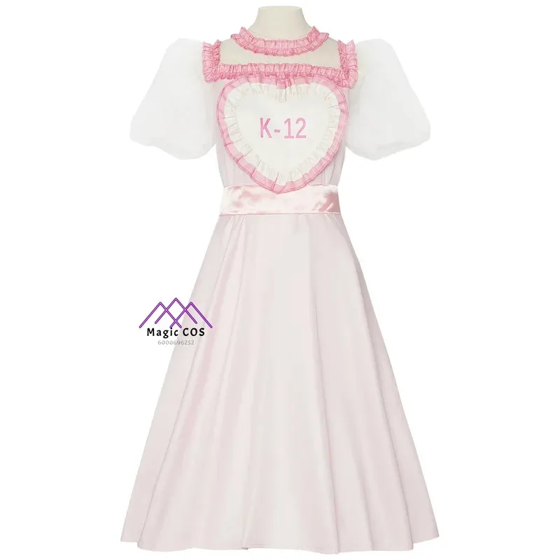 K12 Crybaby Angelita Fashion Cosplay Costume Women's Pink Purple Dress Melanie Martinez Sweet Outfit for Girls Halloween Costume