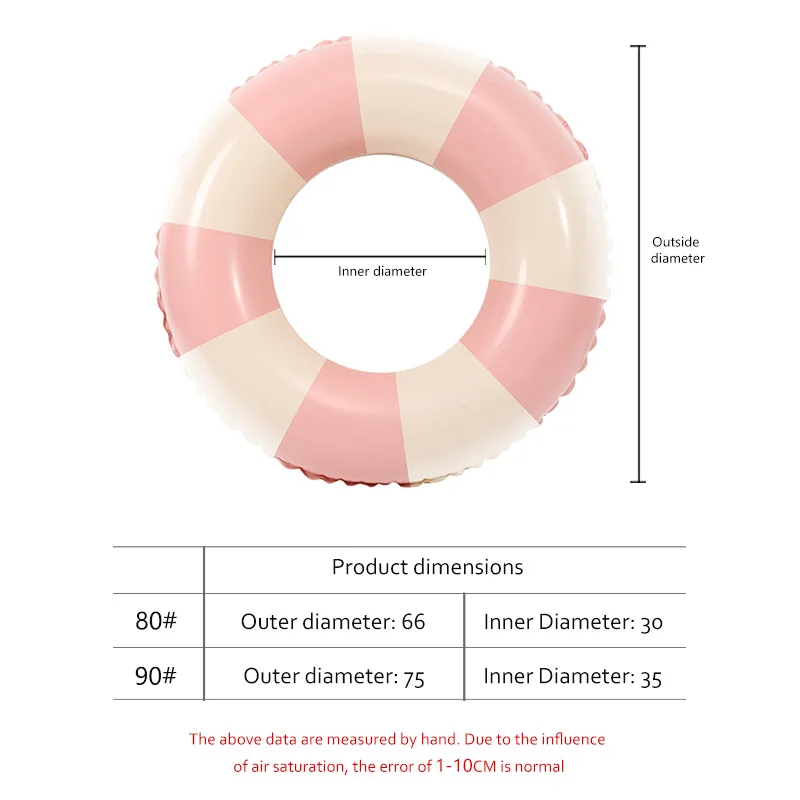 Donut Swimming Ring Inflatable Pool Float Swimming Circle Swim Tube Water Play Swimming Pool