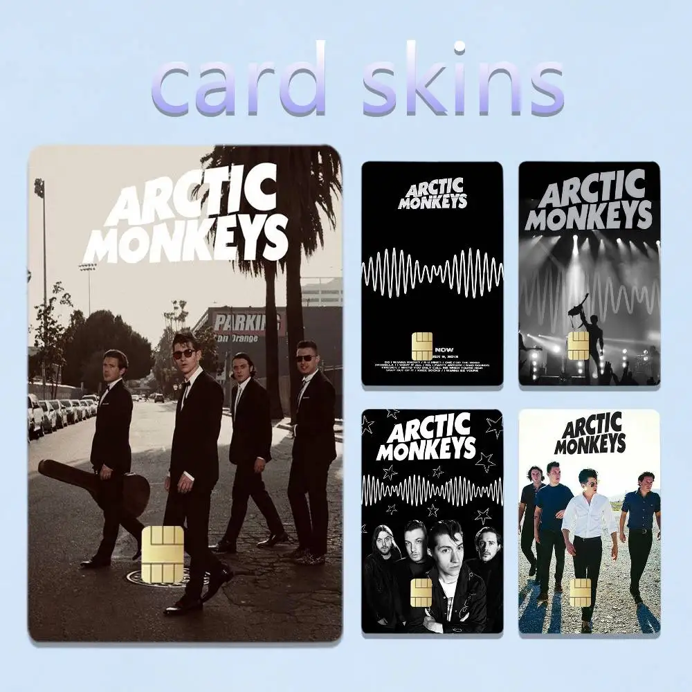 Rock Band A-Arctic Monkeys 4pcs 1Set Film Skin for Debit Credit Bank Visa Card Decal Cover