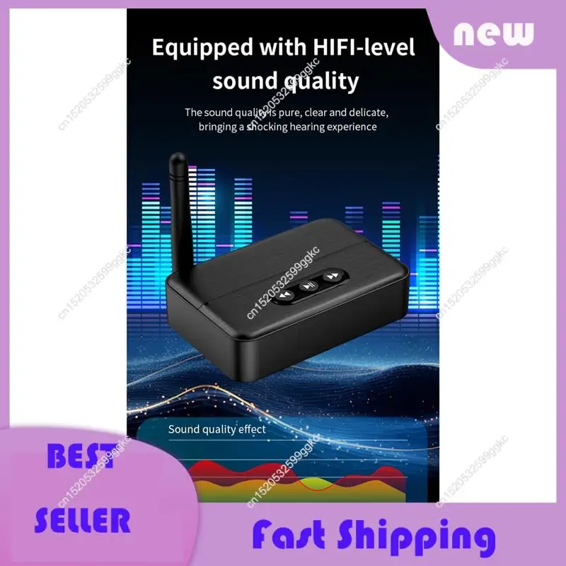 

Necessary NFC Bluetooth 5.4 Audio Receiver 3.5Mm AUX RCA Stereo Bluetooth Adapter USB U-Disk Play Lossless Music For Speaker