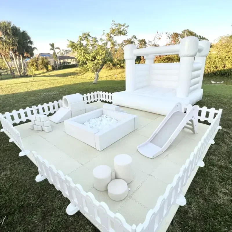 Commercial soft play kids adults white softplay equipment set indoor outdoor small kids playground soft play with ball pit Hot s
