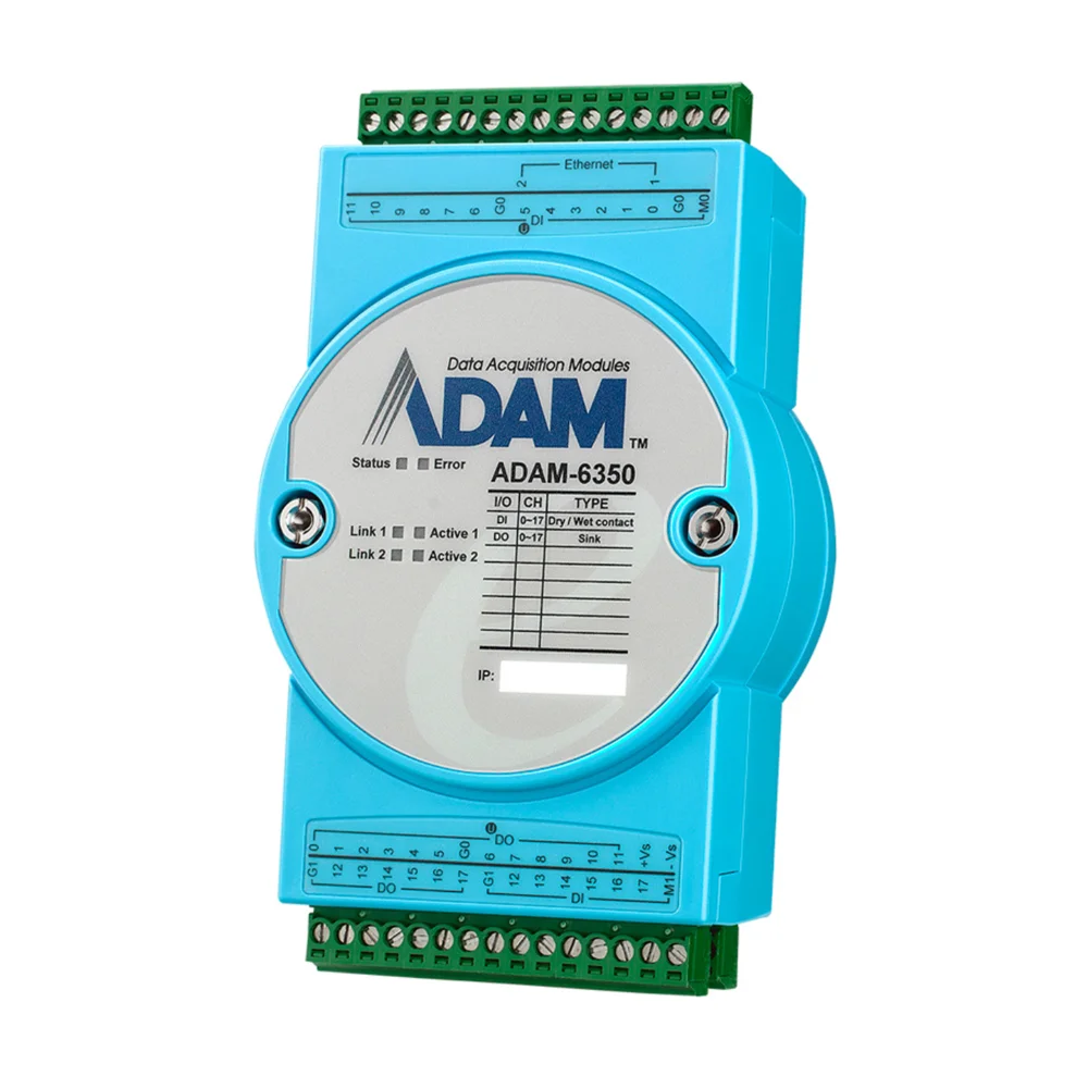 Advantech ADAM 6350 IoT OPC UA Ethernet I/O - DI/O وحدة IO عن بعد