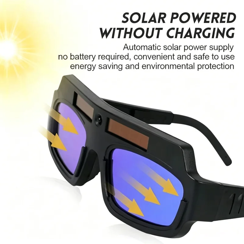 Automatic Dimming Welding Glasses Argon Arc Welding Solar Goggles Special Anti-glare Glasses Tools For Welders Automatic Dimming view 4