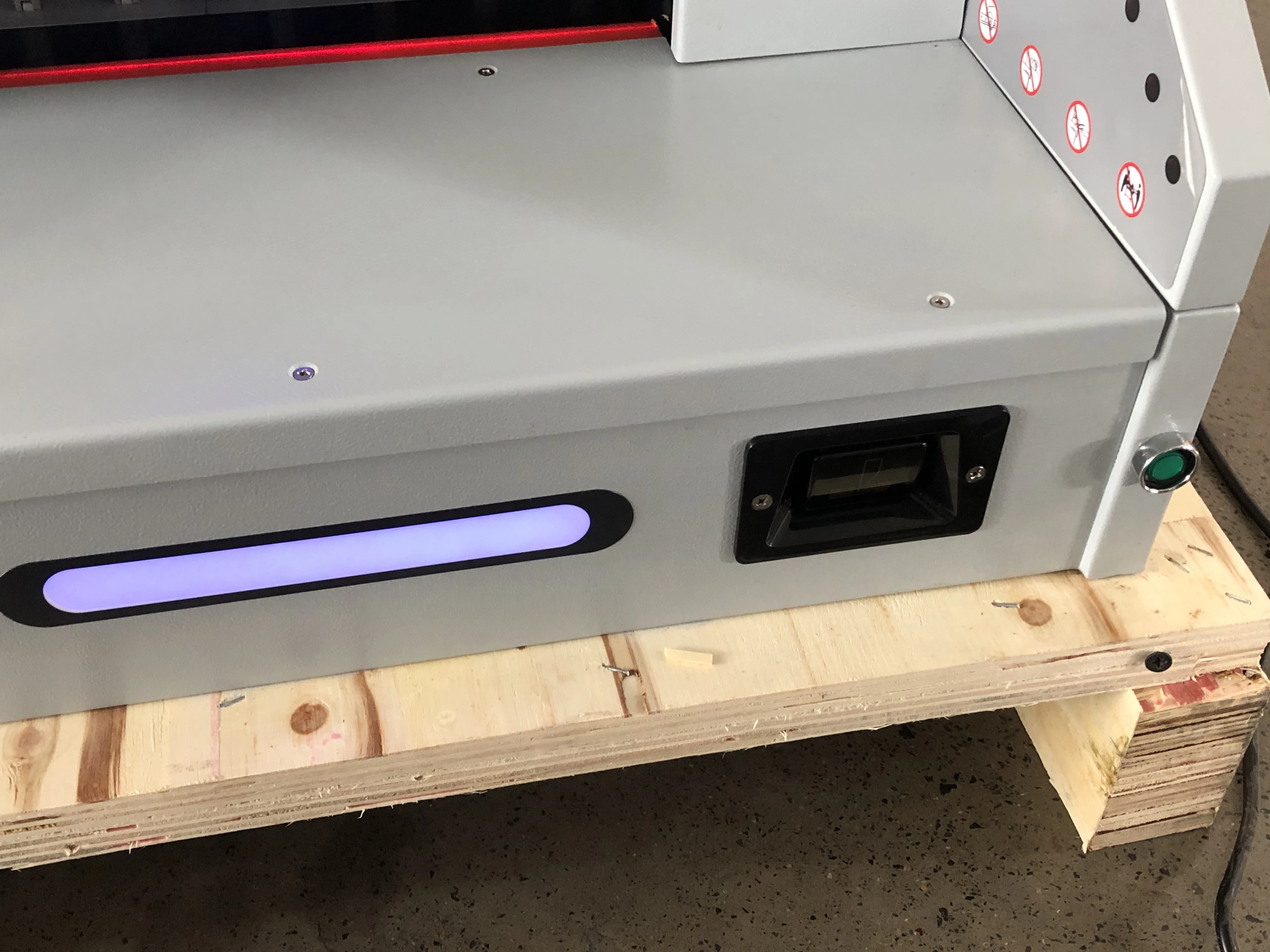 Para e330s 330mm cortador de papel elétrico fixação automática e empurrando papel