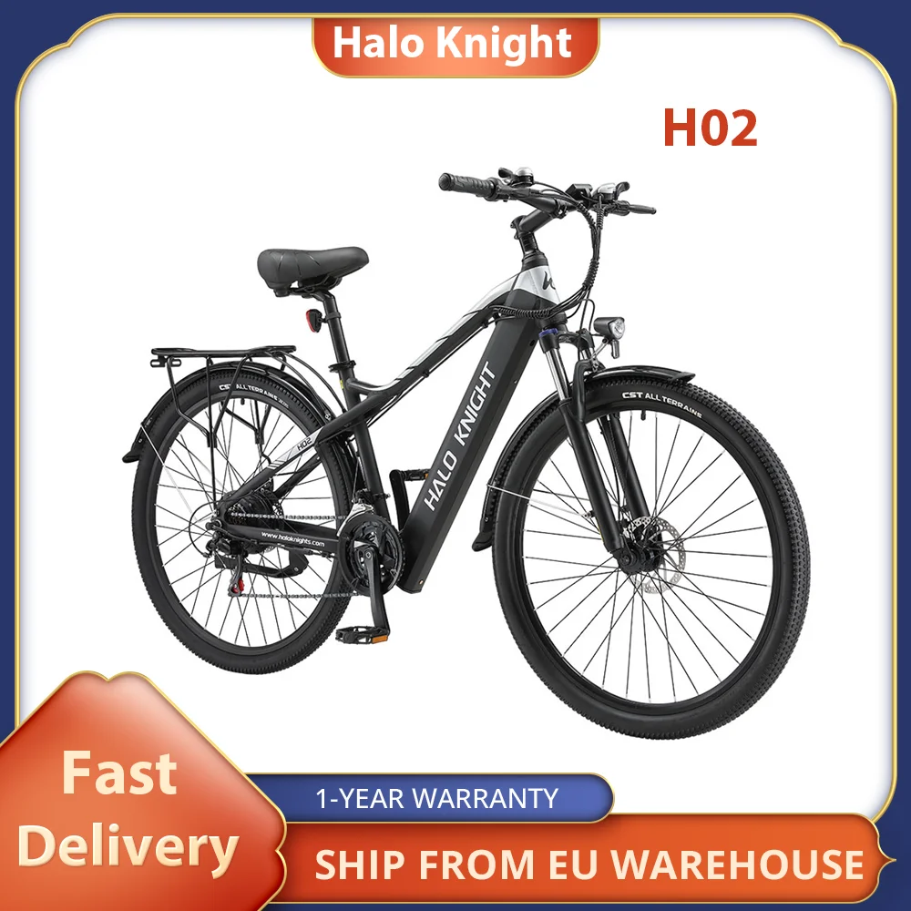 Halo Knight H02 Electric Bike, 750W Powerful Motor, 48V 16Ah Battery, 29*2.1