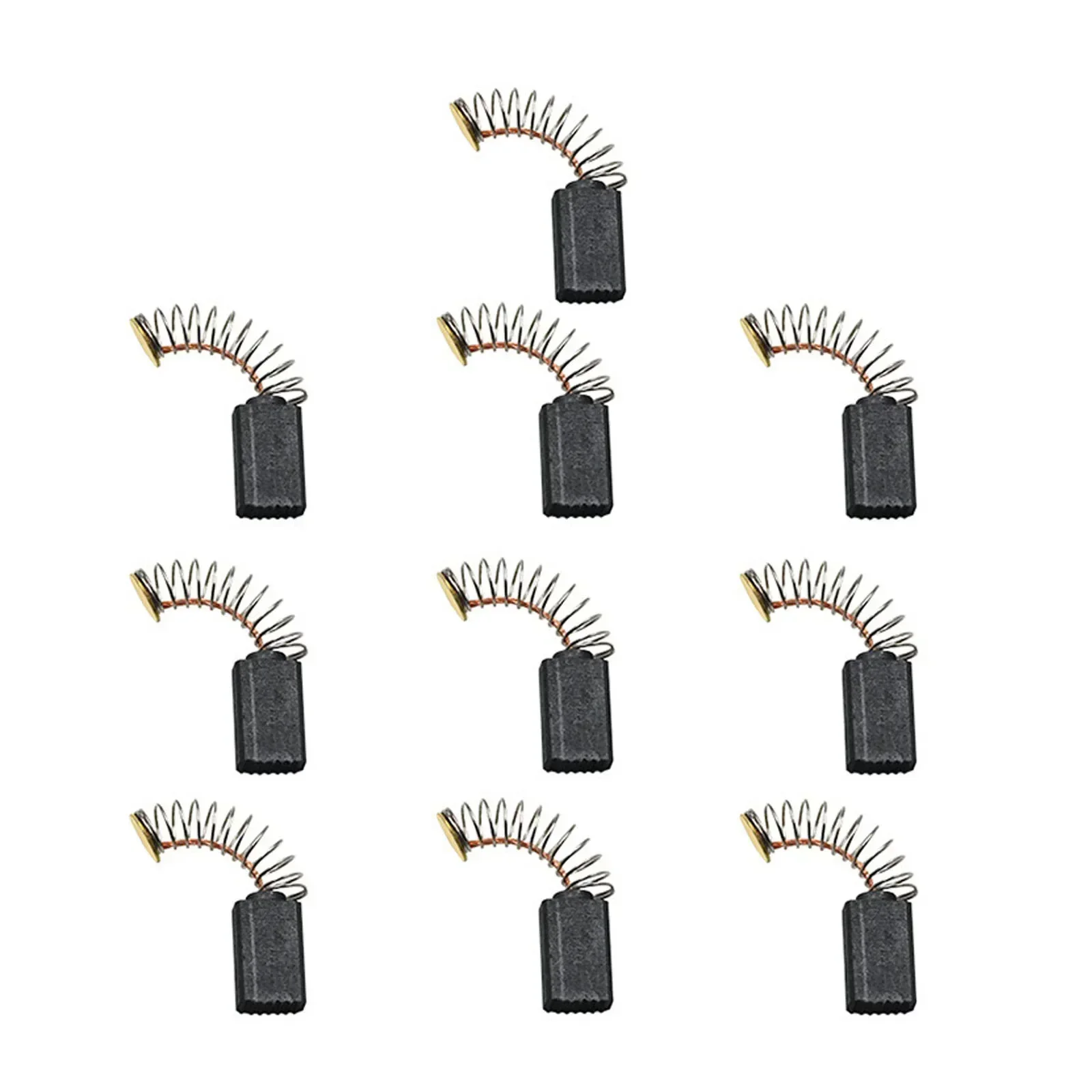 10Pcs 12.5x7.5x6.5mm Carbon Brushes for Rotary Hammer Impact Drill Angle Grinder Cut-off Circular Saw Electric Motor Power Tools