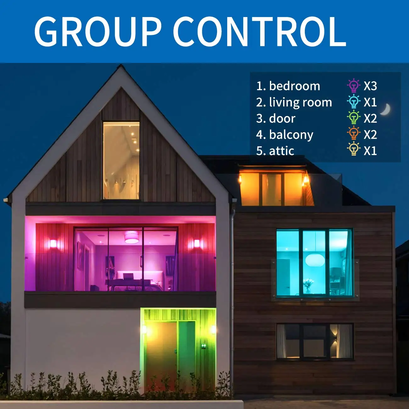 Smart Dimmable RGB LED Bulb E27 WiFi Bluetooth for Alexa Google Home with Tuya App Voice Control 100-265V 2700-6500K LED Lamp