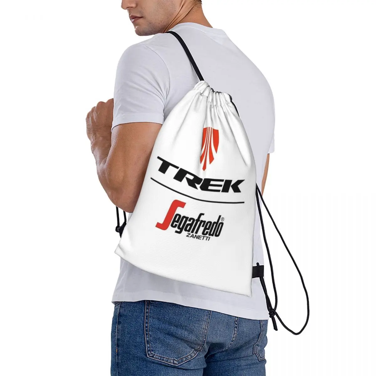 Trek-Segafredo integratori borsa con coulisse zaino borsa a rete borsa per bambini zaino