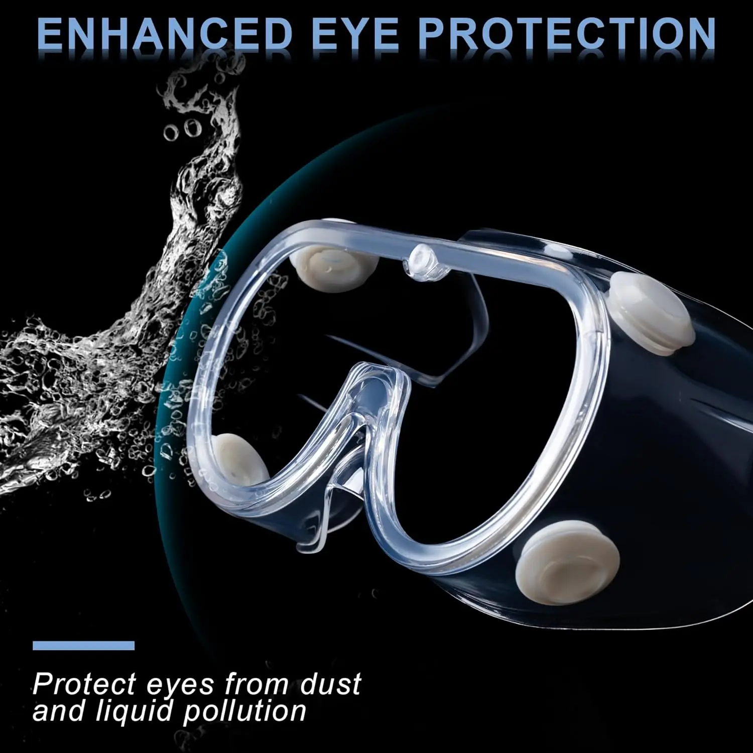 Safety Goggles Lab Anti-Fog Glasses Eye Protection Goggles For Science Lab Class For Women Men Transparent Protect Eyewear