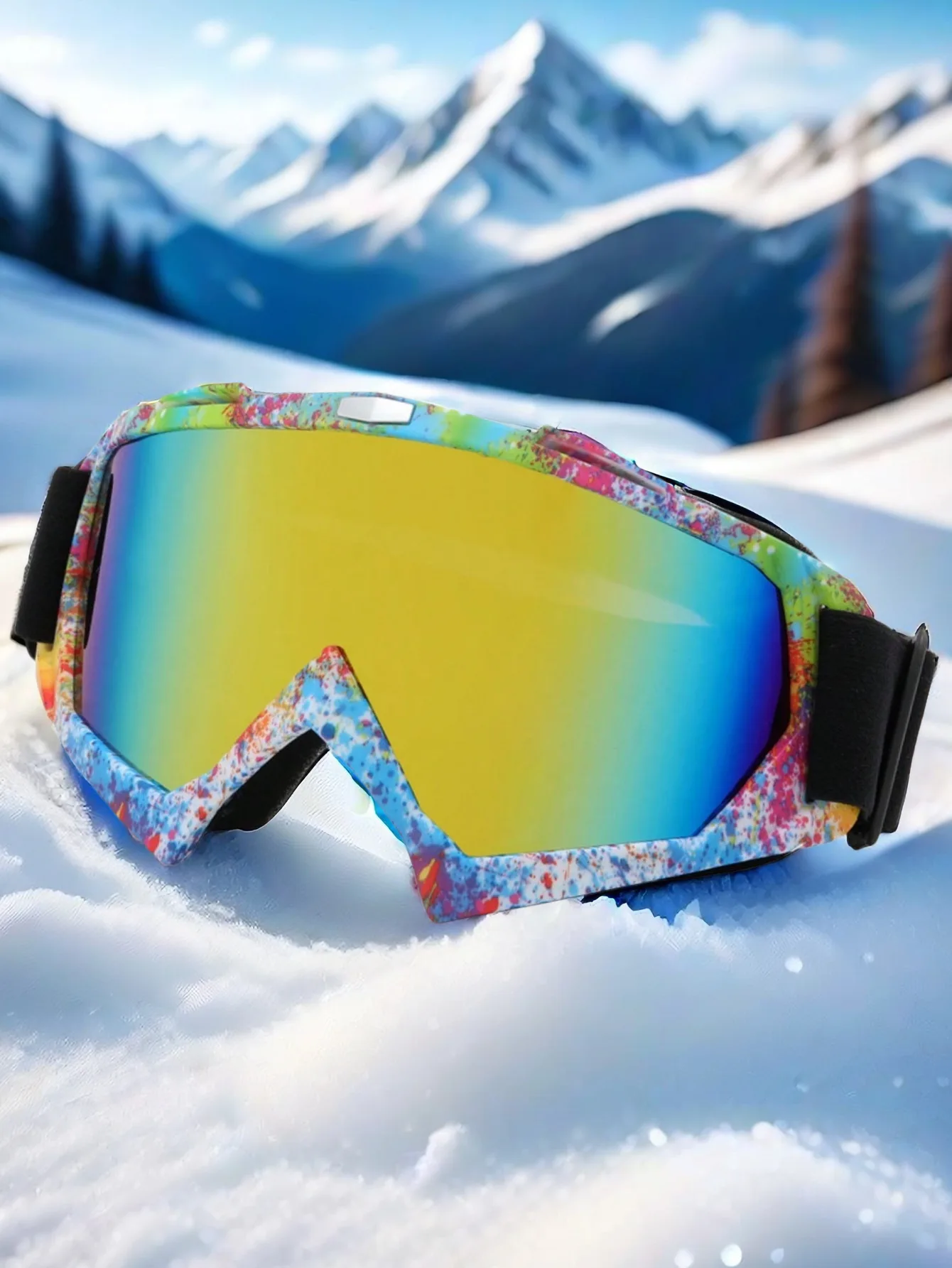 

New outdoor sports windproof goggles, UV-proof mountaineering riding glasses and windproof adult ski goggles.