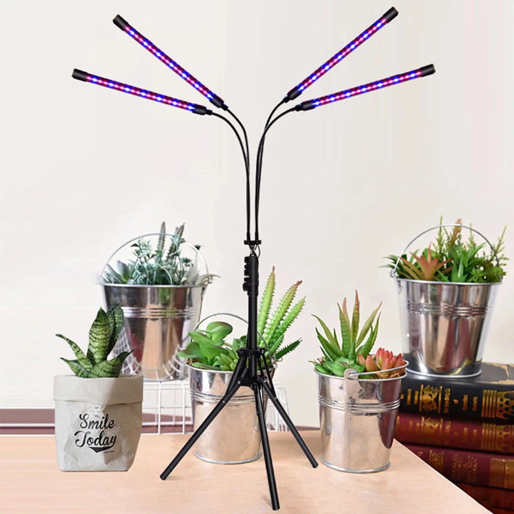 

Grow Lights with Stand 4/5-Heads Floor Plant Light with Remote Controller for Indoor Plants Full Spectrum LED Grow Lamp