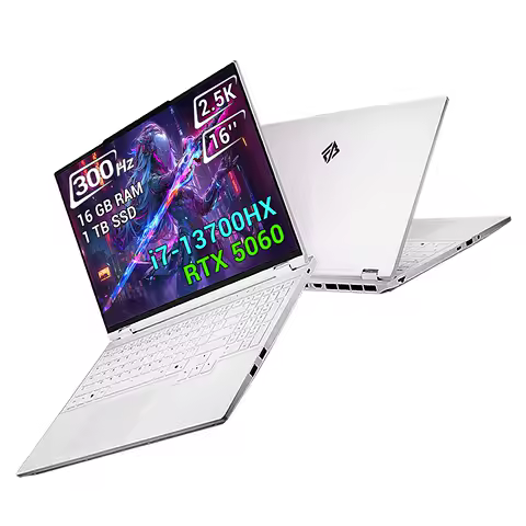 FIREBAT 16Pro Gaming Laptop 16Inch Intel i7 13700HX 16C/24T 5GHz CPU RTX 5060 2.5K 300Hz 16GB DDR5 1TB PCIe4.0 SSD Gamer Laptop