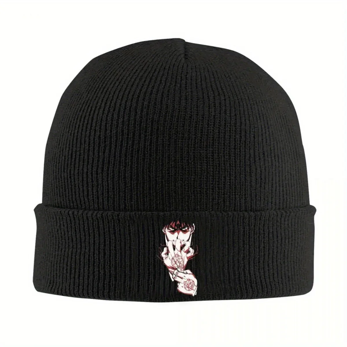 2026 Roy Mustanged Bonnet Hats Animation Fullmetal Alchemist Knit Hat Men Women Street Warm Soft Beanie Hats Winter Design Cap