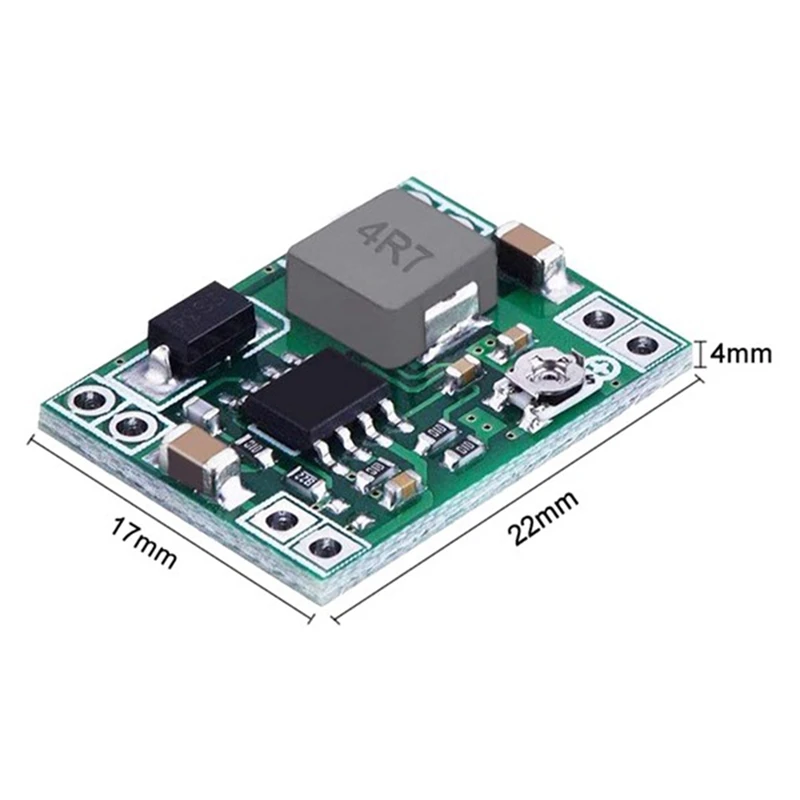 5Pcs Mini MP1584EN DC-DC Buck Converter Adjustable Power Supply Module 24V To 12V 9V 5V 3V Reduced Voltage Regulator