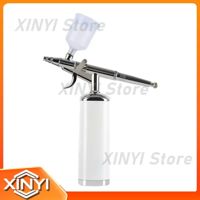 Beauty Oxygen Injection Instrument for Facial Hydration Therapy Air Pump Airbrush Coloring Tool Set for Home Use Skin Care