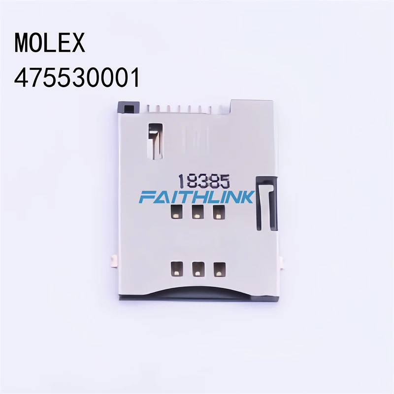 10PCS 475530001 47553-0001 MOLEX SIM card connector 100% New original