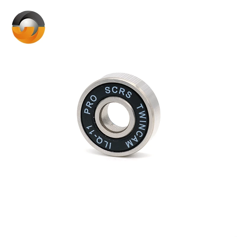 8 szt. Łożysk 608RS ABEC-11 608 do rolek, hulajnóg, deskorolek 8X22X7mm, czarne łożyska 608 o wysokiej wydajności