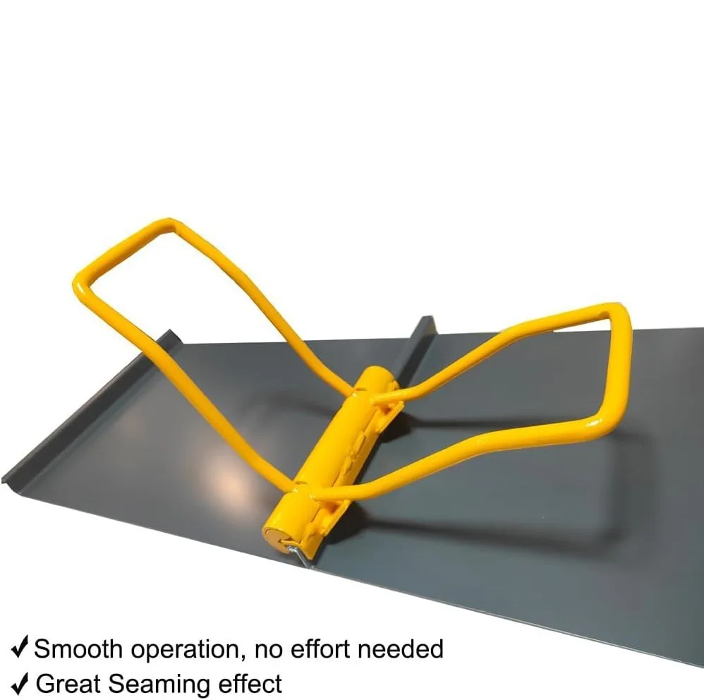 Heavy duty sheet metal bending machine, hand seam for locking metal roof joints, 90 ° bending pliers