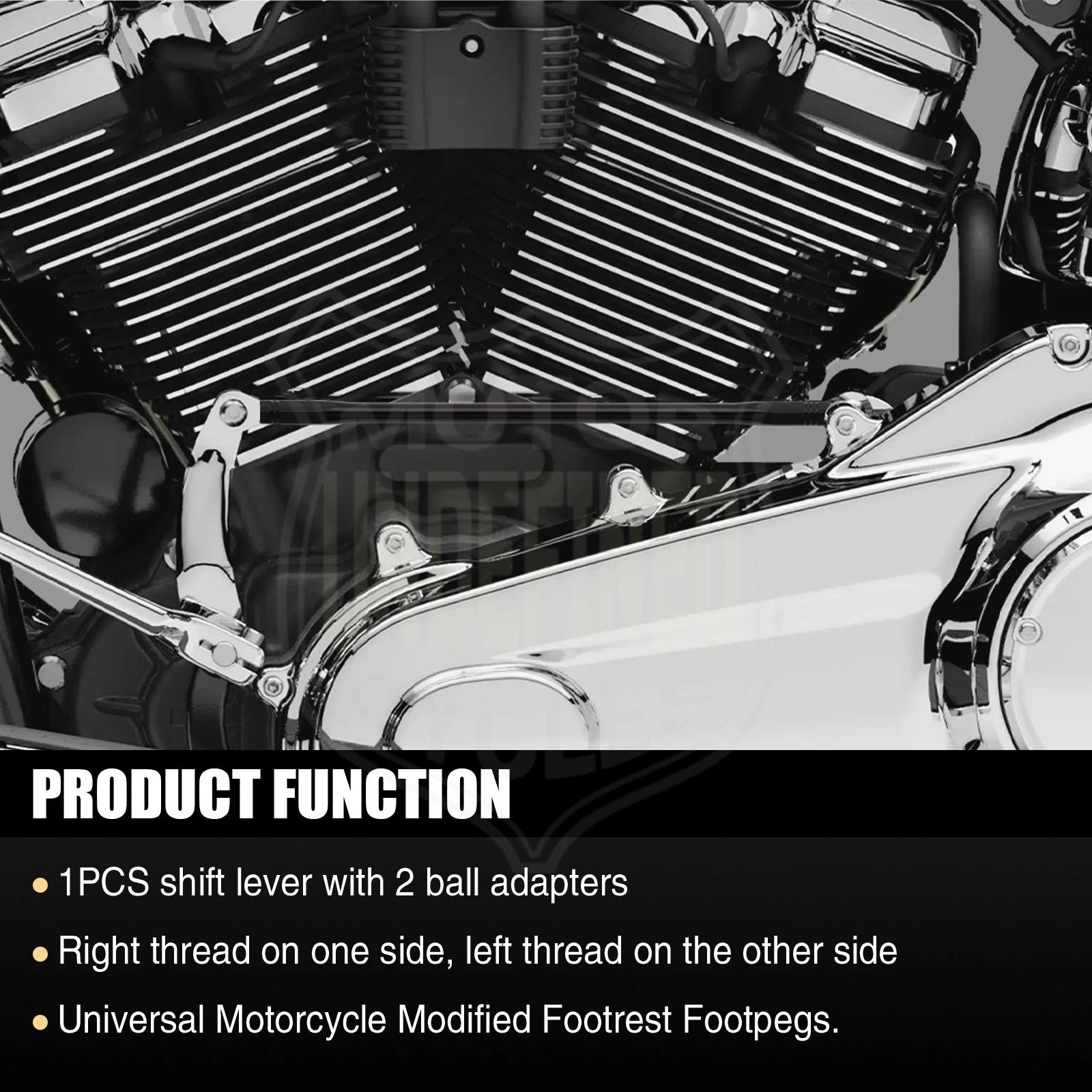 Motorrad M6 Schaltstange 40 70 90 100 120 150 160 170 180 190 200 220mm Fußrasten Schalthebel Schaltstange – Detail 7