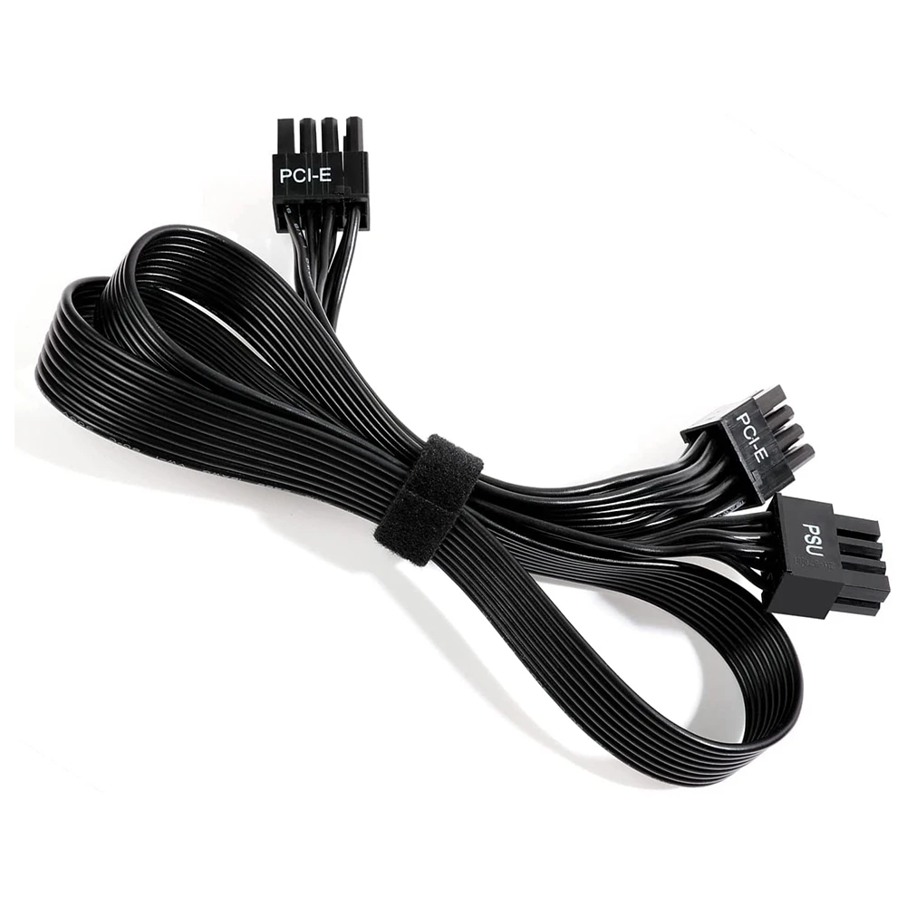 PSU VGA Male to Dual PCIe 8 (6+2) Pin Male PCIE GPU Power Cable for G+G2 G3 G5 GA B3 B5 T2 Modular Power Supply