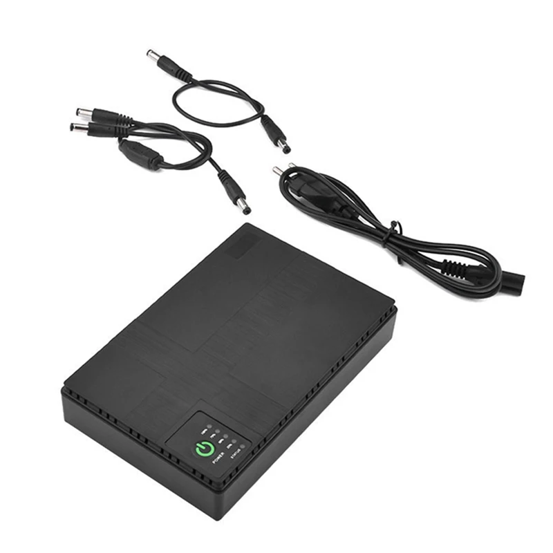 

AC85-265V DC1018P Router 5V9V12V Backup Uninterruptible 10400Mah Power Supply Charger Cell Phone DC UPS EU Plug