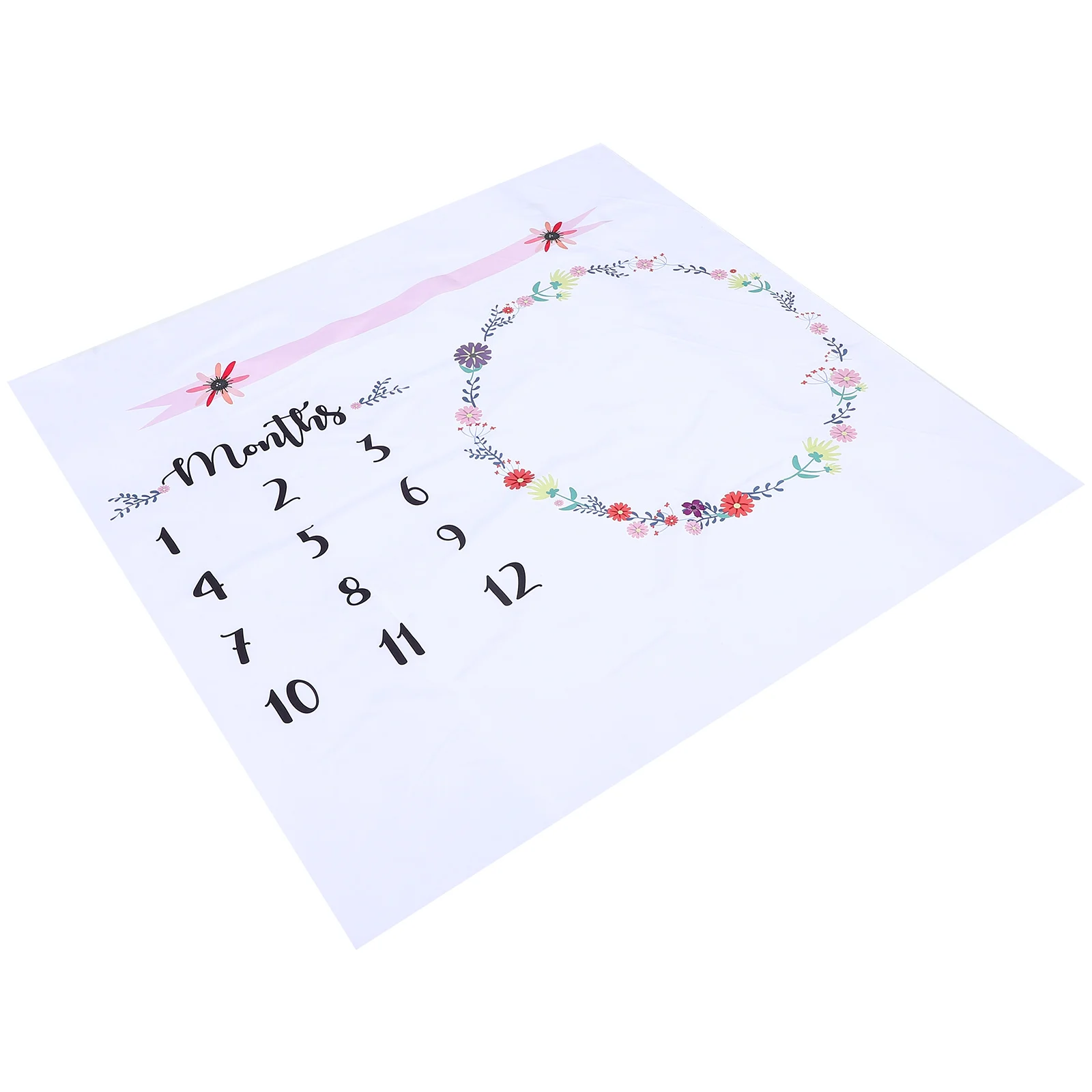 Monthly Blanket Newborn Photography Background Blanket Baby Shower Props(Colorful) baby blanket monthly