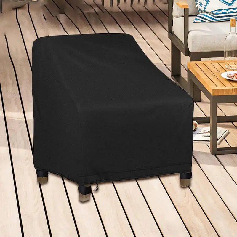

Outdoor Chair Cover 2 Pack Waterproof Lawn Swivel Lounge Covers Heavy Duty Oxford Cloth All Weather Protection Seat Accessories