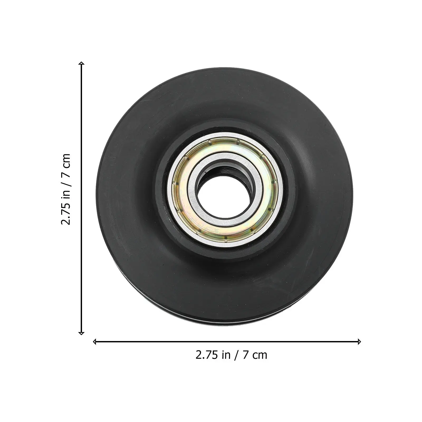 Barn Door Thick Roller Wheel Hanging Rail Door Wheel Sturdy Nylon Pulley Smooth Sliding Wear-Resistant Large Roller