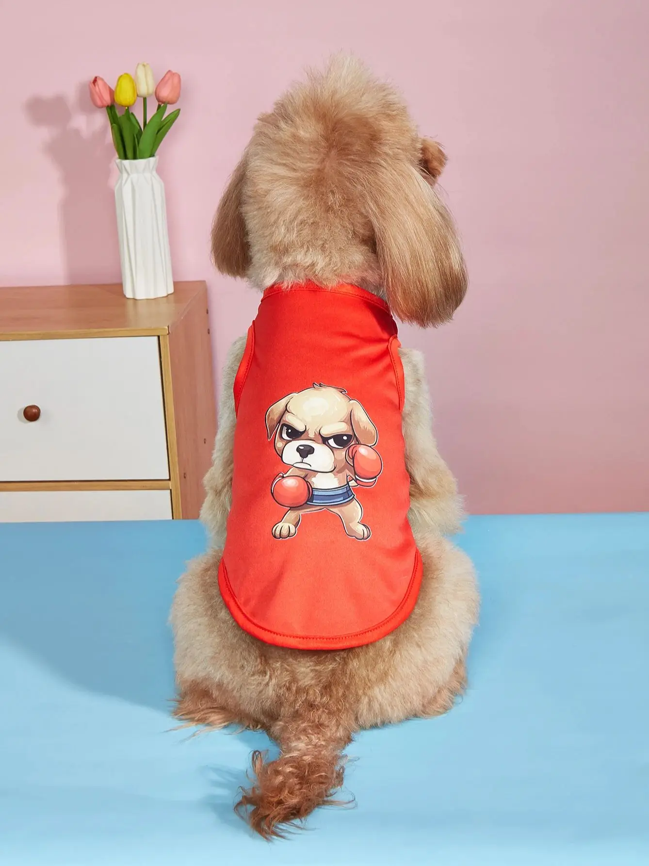 Pet clothes: dog and cat vest Light, breathable, comfortable, simple, generous, fresh and cute, suitable for all seasons