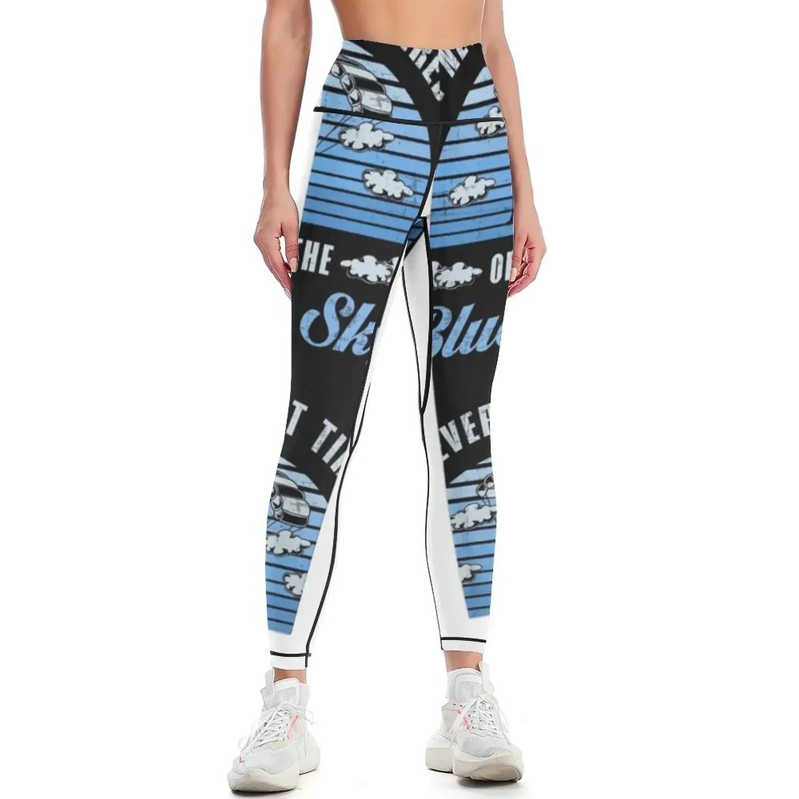 Skydiving Skydive Jump Skydiver Retro Funny Gift Leggings workout shorts sports tennis for Women's sportswear Womens Leggings