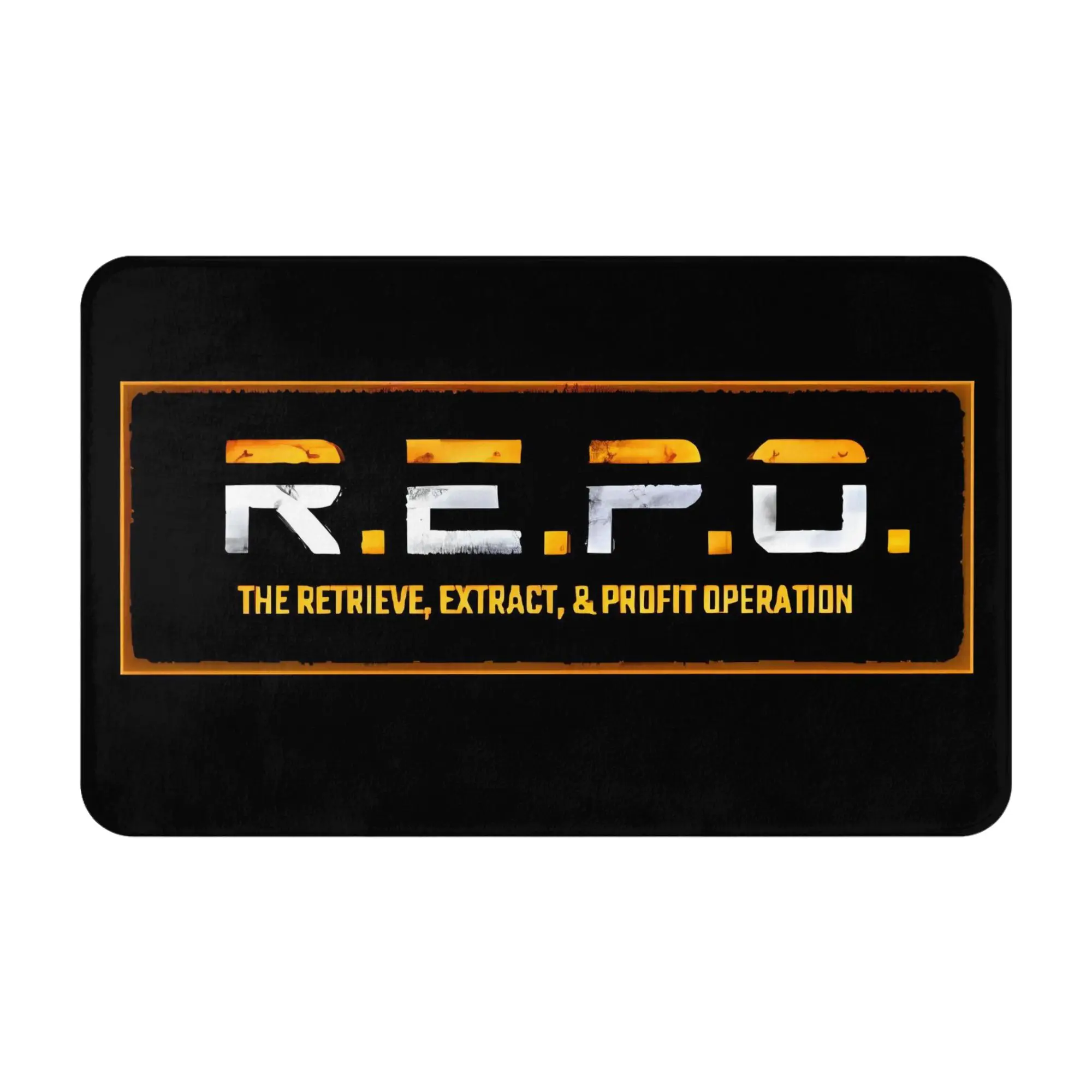 Horror Game Inspired Creepy Sci Fi Decorations Bath Mat R.E.P.O.  Doormat Living Room Carpet Outdoor Rug Home Decoration