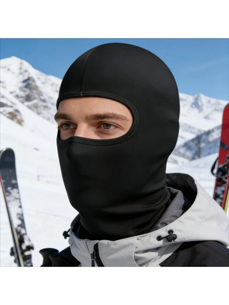AliExpress NONE Windproof Motorcycle Balaclava Full Face Cover, Breathable Biker Helmet Liner