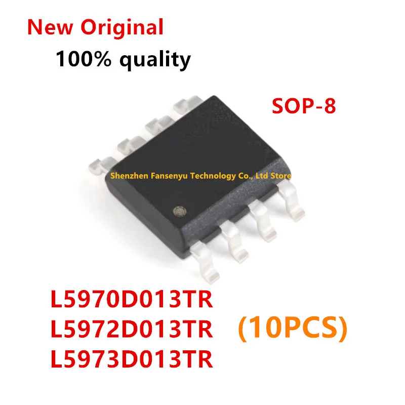 (10piece) 100% New L5970D L5972D L5973D L5970D013TR L5972D013TR L5973D013TR sop-8 Chipset
