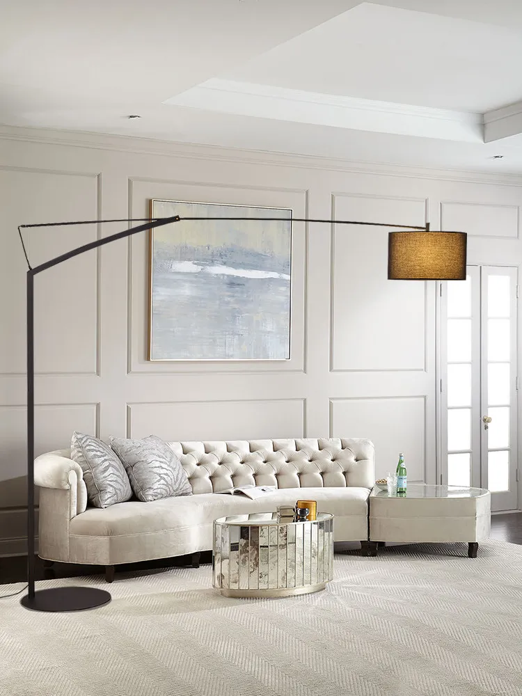 

Современная скандинавская дизайнерская регулируемая напольная лампа для гостиной, минималистичная прикроватная лампа для комнаты, светодиодные светильники для домашнего декора