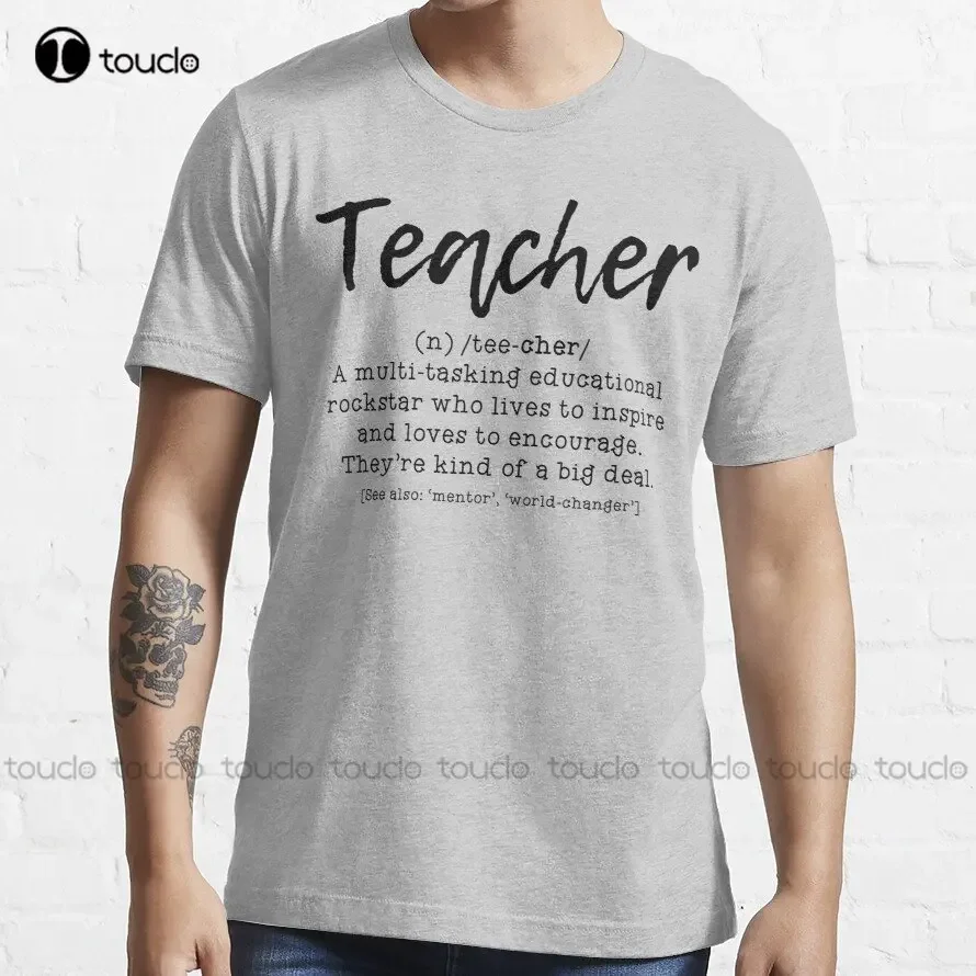 Definición de un maestro # 1 camiseta educativa para profesores, camisas de cerveza para mujeres, camisetas con impresión Digital, regalo personalizado, Xs-5Xl nuevo